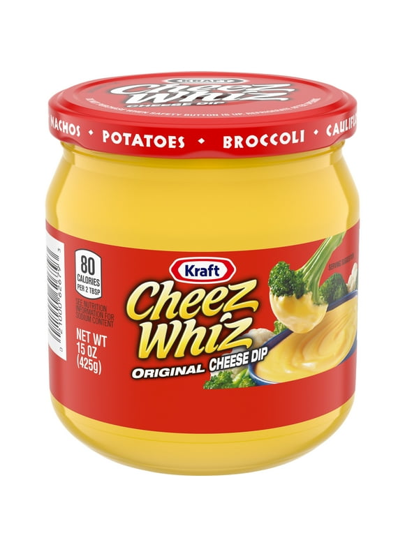 Cheez Whiz Original Cheese Dip, 15 oz Jar
