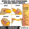 CanDo TheraPutty Microwavable Hand Exercise Putty For Rehabilitation