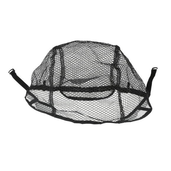 EeaseMX Peluca de redecilla tejida unisex con forro de malla transpirable (negra)