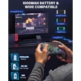 thumbnail image 4 of Switch Controller Compatible with Switch/OLED/Lite, ZRZLMVP Wireless Switch Pro Remote for PC/IOS/Android with Turbo Function,1000mAh,Spider Black, 4 of 9