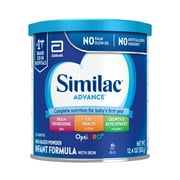 Similac Advance Powder Baby Formula With Iron, Has DHA & Lutein, 12.4-oz Can