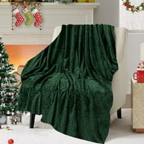 FastXmas Christmas Blanket Throw 39.4 x 59 In Christmas Plain Blankets Comfortable and Cosy Blanket Xmas Nap Blanket Machine Washable and Durable Blanket for Couch Sofa Bed Lounging Gifts for Adults