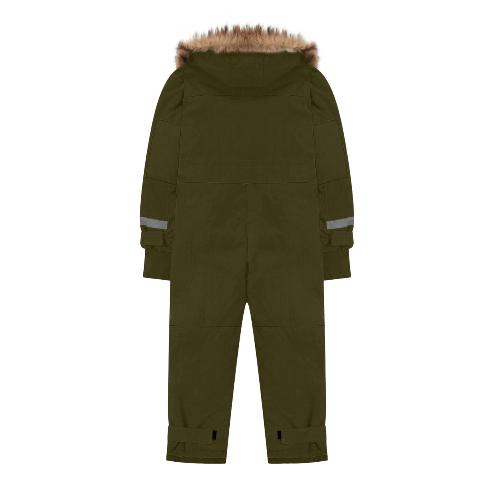 Paiwinds Kids Snowsuit Winter One-Piece with Hood - All Weather Waterproof Suit for Girls and Boys, Warm Puffer Jumpsuit for Outdoor Activities