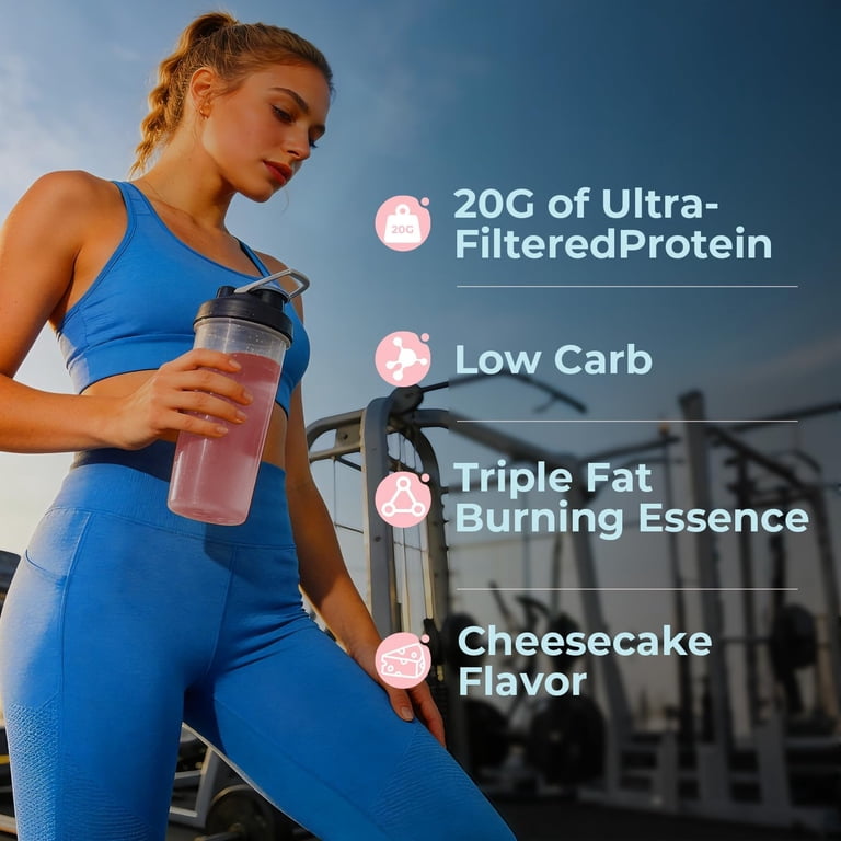 OxyEnergy 30 Packs Daily Protein Strips with Vitamins & L-Carnitine, Multi-Source Protein Supplement, 32g/strips