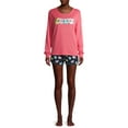 thumbnail image 6 of Warner Bros. Long Sleeve Crew Neck Pajama Set (Women's or Women's Plus), 2 Piece Set, 6 of 6
