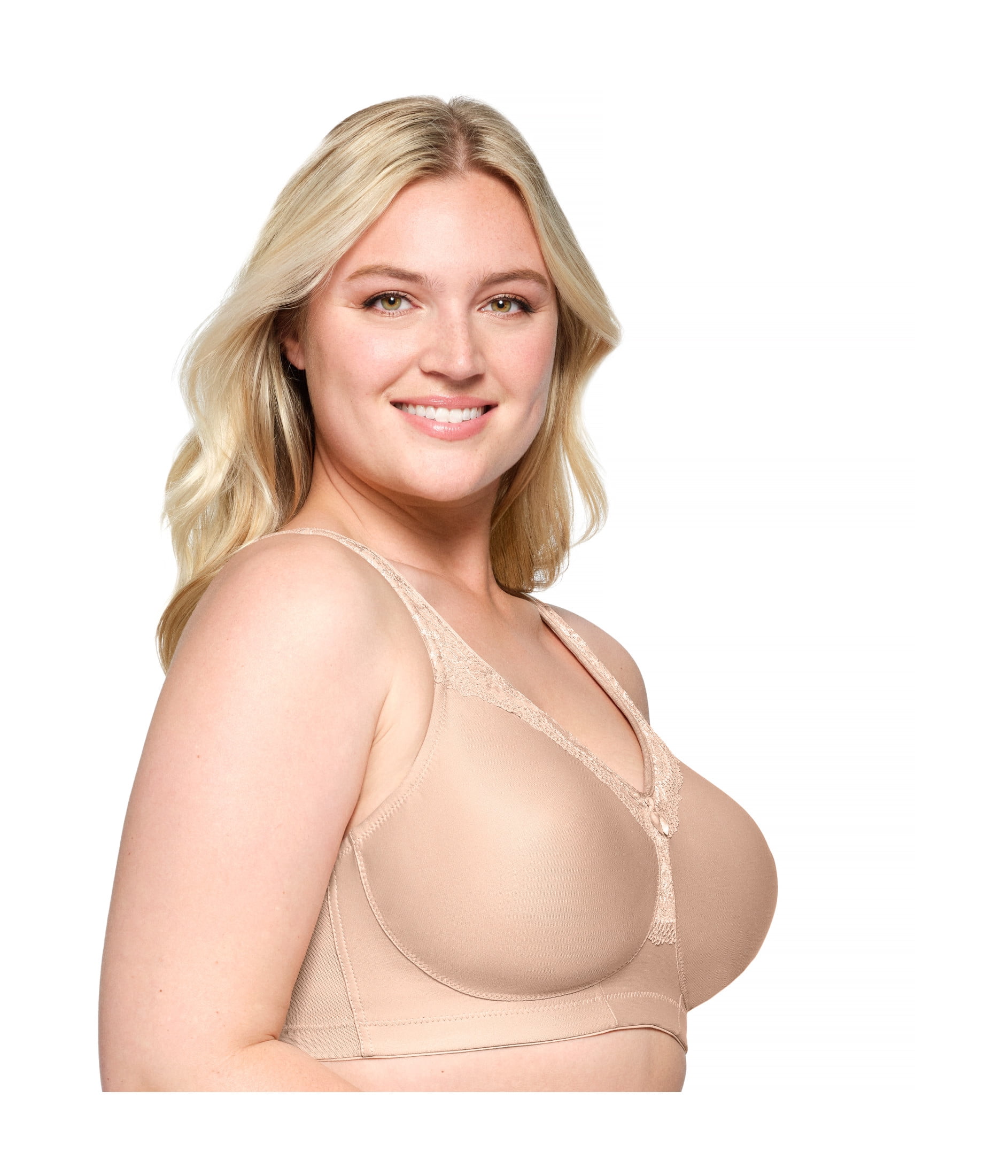 Glamorise MagicLift Seamless Firm Support Wirefree Bra 1007 (Women's & Women's Plus)