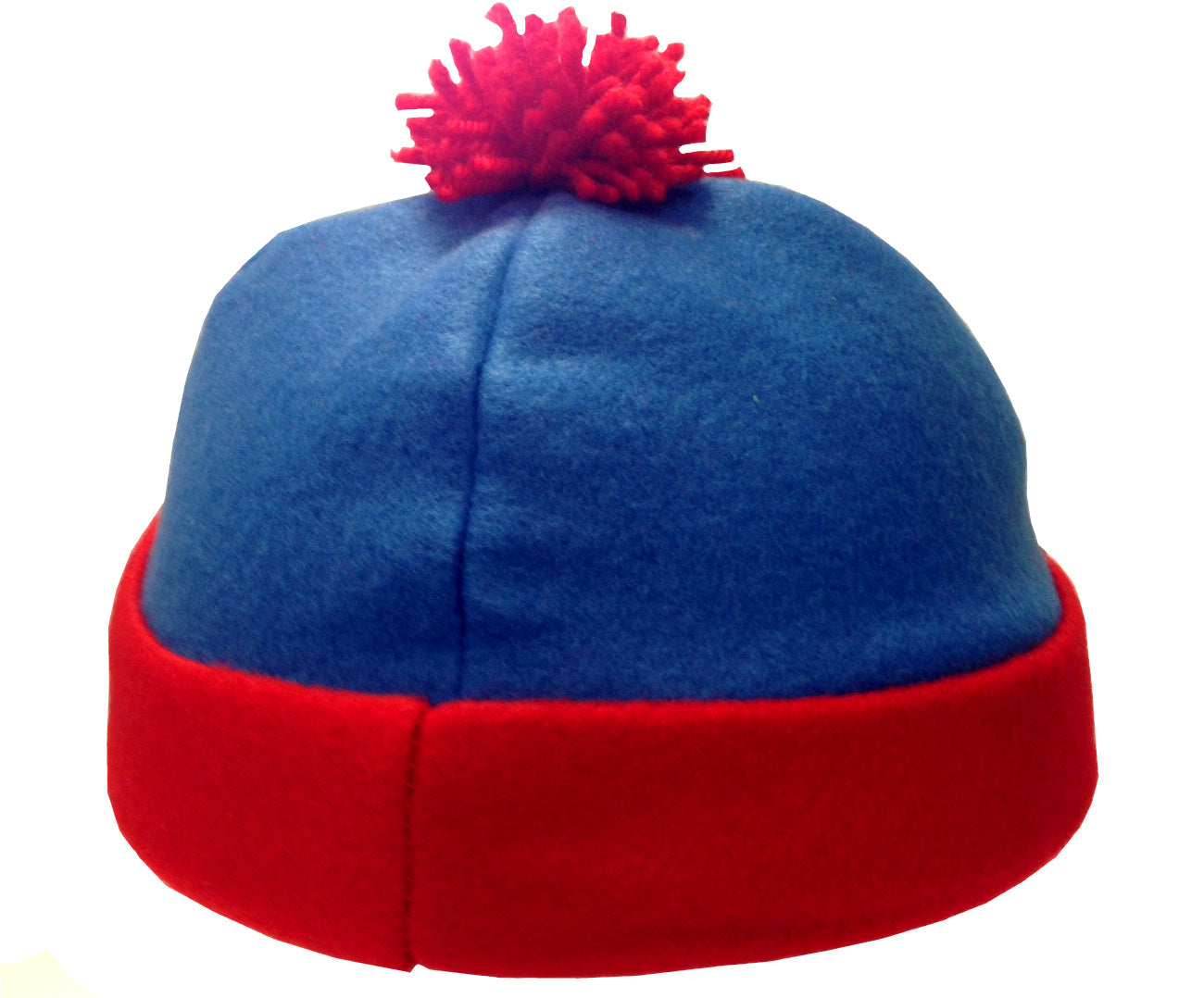 Stan Marsh Costume Hat South Park Blue Red Fleece Ski Cap TV Show Gift Cosplay