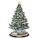 thumbnail image 1 of Escultura giratoria de árbol de Navidad para decoración del hogar, pegatinas de pasta para ventana, tren de invierno, 1-6 piezas, 1 of 4