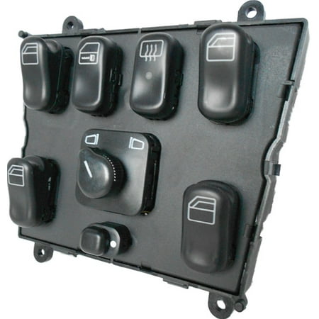 Passenger Right Door Panel Mercedes Benz ML430 Master Power Window Switch 1999-2001 (electric control panel lock button auto driver passenger door) ()