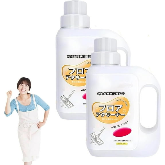 Solubrilho Tile Cleaner 500ml, Multi-Surface Floor Cleaner with Natural Formula, Safe for Hardwood, Tile, Marble and Ceramic, Quick-Drying Mop-Ready Liquid with Fresh Scent for Kitchen Bathroom Home