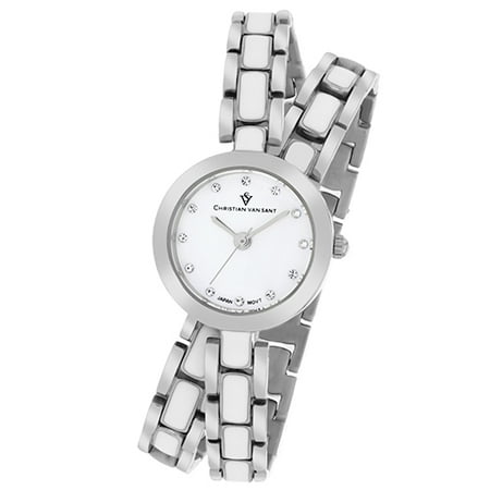 Christian Van Sant Women's Spiral Watch Quartz Mineral Crystal CV5610