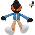 thumbnail image 1 of Peluche Friday Night Whitty, peluche Tricky Madness Combat, peluche Friday Night Funkin, peluche FNF, Pico, Whitty, Tricky, el mejor regalo para fans de FNF, 14.5 pulgadas, 1 of 6