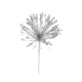 thumbnail image 2 of Christmas Shimmer Decorative Spray Pick, Shimmer Holiday Decorative Branch Accent, Christmas Wreath Centerpiece Branch Decor, Flexible Tassel Seasonal Spray Decoration for Vase and Mantel, Silver, 2 of 6