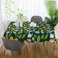 thumbnail image 3 of Yayeee Tablecloths 54" x 54" Rectangle Wrinkle Resistant Party Table Cover, Flourish Flowers Pattern, 3 of 8