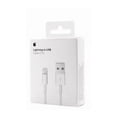 thumbnail image 1 of Cable Apple de Carga Lightning Macho - USB A Macho, 1 Metro, Blanco, para iPod/iPhone/iPad Apple Apple Cable de Carga Lightning Macho - USB A Macho, 1 of 3