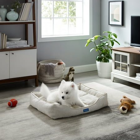 UPC: 0850018680066 | Sam s Pets Arlo® Medium Brown Plaid Dog Bed