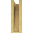 thumbnail image 4 of 4"W x 8"D x 12"H Classic Carmel Rough Cedar Woodgrain TimberThane Corbel, Primed Tan, 4 of 6
