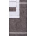 thumbnail image 3 of Bedford Home Rio 8 Piece Cotton Towel Set - White & Silver, 3 of 7