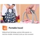 thumbnail image 3 of Greeniant Fiambrera portátil, bolsa de tela impermeable, enfriador térmico de alimentos, bolsa de almacenamiento de Picnic con aislamiento de flores, Kits de desorden para acampar Negro Greeniant OD027724-04, 3 of 6