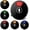 Rotating-Black * 1, variant on Office Door Sign, Do Not Disturb/In a Meeting/Please Knock/Back Soon/Working Remotely/Out of Office,6-in-1 Rotating Privacy Sign 6 Inch, Silver