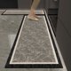 thumbnail image 1 of Granjero Gordo Alfombrilla de baño antideslizante de felpa mullida, accesorio de decoración para baño, 15 x 23 pulgadas (gris), 1 of 4