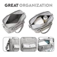 thumbnail image 3 of Tote Diaper Bag for Mom - 0.9lb Lightweight Large Capacity Thermal Baby Bag, 2 Thermal Pockets + Side Holders, Simple Open Design(Gray), 3 of 5