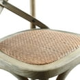 thumbnail image 3 of Modway Gear 39.5" Rattan and Elm Wood Counter Stool in Gray Finish, 3 of 10