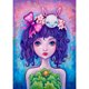 thumbnail image 1 of Pintura de diamante (DB1535) Chica pintada Kit de diamantes de imitación para manualidades cuadradas DIY (IH995) 45x60cm FLhrweasw Nuevo, 1 of 1