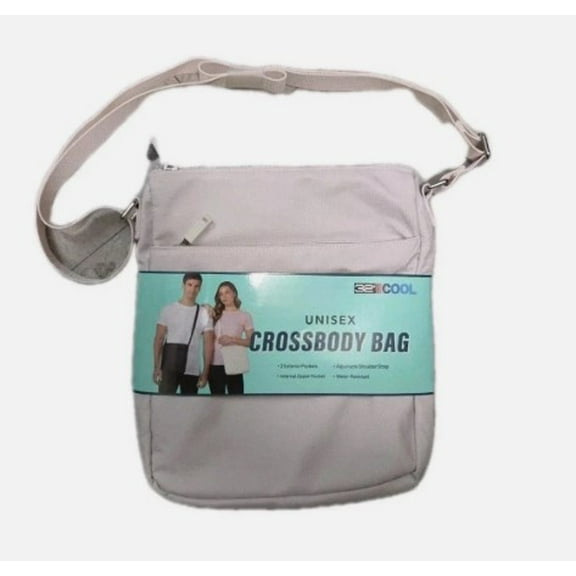 32 Degrees Unisex Crossbody Bag Cream
