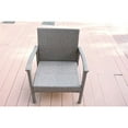 thumbnail image 6 of Jeco Meredith 4 Piece Wicker Conversation Set in Brown, 6 of 7