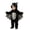 Black, variant on Odeerbi Toddler Boys Girls Halloween Romper Bat Wing Sequin Long Sleeve Hooded Jumpsuit Winter Clothes