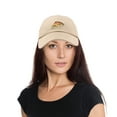 thumbnail image 2 of DALIX Pizza Slice Hat Baseball Cap in Khaki, 2 of 7