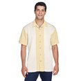 thumbnail image 1 of Harriton Men's Two-Tone Bahama Cord Camp Shirt - M575, 1 of 4