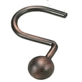 thumbnail image 1 of Carnation Home Fashions SLM-BAL/67 Crochets de Rideau de Douche en Métal Lourd type "Ball" Bronze Huilé, Ensemble de 12, 1 of 1
