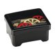 thumbnail image 3 of Contenedor de sushi Unadon Box, bandeja rectangular portátil reutilizable para cocina japonesa Rueda, 3 of 9
