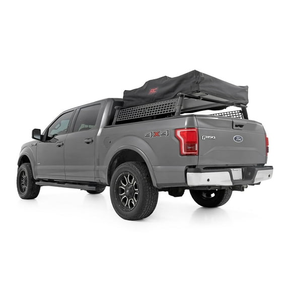 Rough Country Aluminum Bed Rack for 2015-2025 Ford F-150 | Half Rack - 10407