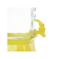 thumbnail image 5 of Gibson Home 13094802RR Chiara 2 GL - Glass Lid & Metal Base - Yellow - Mason Beverage Dispenser, 5 of 5