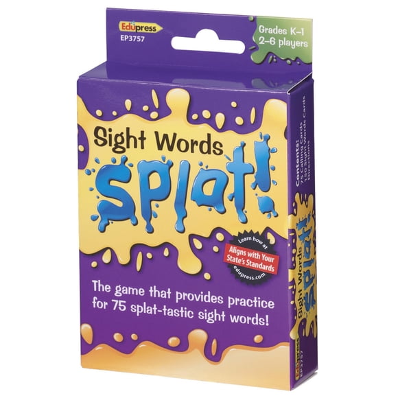 Edupress Sight Words Splat Game Grados K-1 (EP63757)