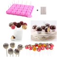 thumbnail image 5 of Molde de silicona para hornear cake pops, 20 moldes redondos de silicona para piruletas, molde de silicona para pasteles, 5 of 5