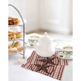 thumbnail image 4 of Farmhouse Kitchen Dish Towels for Drying Dishes Set of 3, Vintage Star Retro Rustic Checked Grid Lodge Waffle Weave Microfiber Hand Tea Bathroom Towels Quick Dry & Absorbent Towel 12x12, 4 of 7