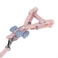 thumbnail image 2 of Pet Pig Vest Harness with Leash Set EscapeProof Walking Harness Strap for Small Animals(Purple Pink M 3545cm/13.817.7in), 2 of 2