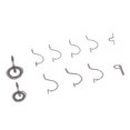 thumbnail image 1 of Fishing Rod Eye Guide Suit,  Easy Installation Fishing Rod Tip Repair Kit  for Fishing Gray, 1 of 8