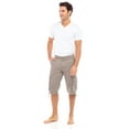 thumbnail image 4 of Men’s Classic Fit Flat Front 100% Cotton Twill Cargo Shorts, 4 of 6