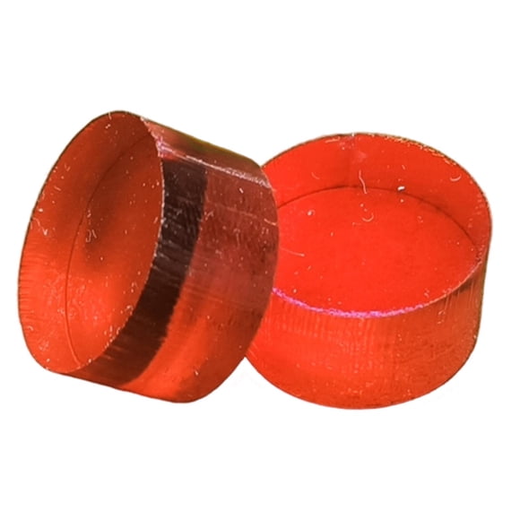 Almencla 2 Pcs Bouton de Saut Transparent Pointe de Signal Rigide Accessoires de Billard Fournitures Remplacement Rouge