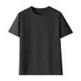 thumbnail image 6 of Sports Shirts Dqueduo Men's Short Sleeved Round Neck Elastic Breathable Top Casual Sports T-shirt Black XXL, 6 of 6