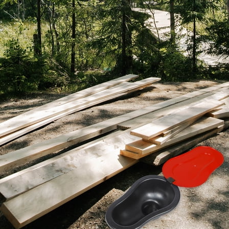 Topbathy Portable Camping Squatting Toilet for Outdoor Activities Travel Durable Construction for Trips RVs Fishing Boating