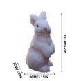 thumbnail image 3 of Simulated Rabbits Yellow & White Rabbits, Cute Little White Rabbits, Soft Plush Fabric, Child-Friendly Design, For Kids Play, Educational Toy, Vibrant Colors, Family Room Decor, Small Size, SOPABCP, 3 of 8