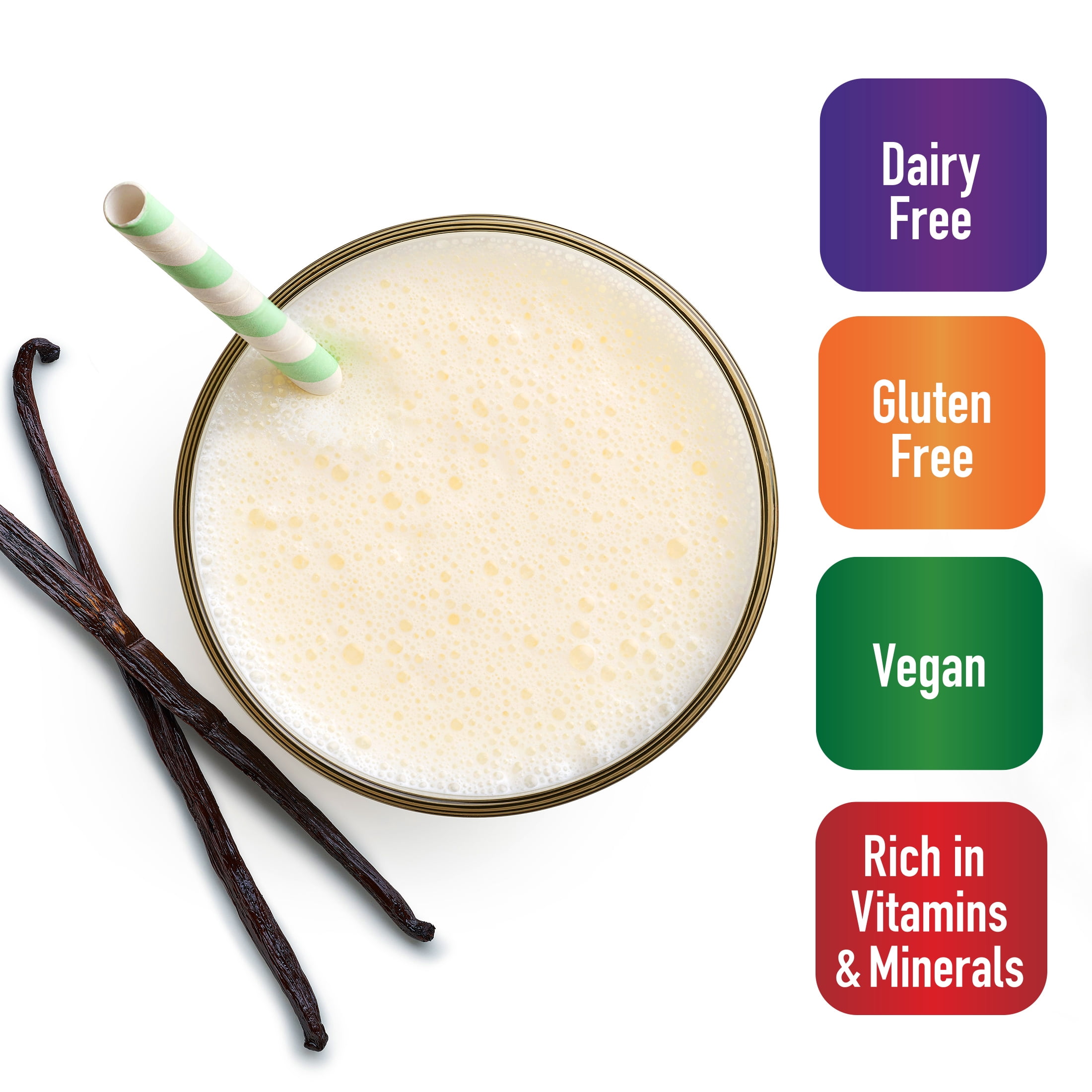 Vitamin Way Organic Protein Powder Vanilla  - 20g of Non-GMO, Gluten Free Plant Protein