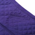 thumbnail image 4 of Bienzoe Women Casual Quilted Sleeveless Light Weight Vest Stretch Rib Purple XXL, 4 of 8
