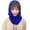 Navy, variant on Winter Accessories for Women Gorros De Frio Para Mujeres Windproof Scarf Hats One Piece Cold Scarf Hats Winter Hats for Women Winter Scarf Christmas Gifts White One Size